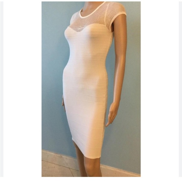 Dresses & Skirts - ETINCELLE. COUTURE  Pencil Cap sleeves Stretch Crochet Ladies Dress